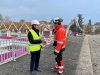 Travaux du stade nautique de Beaune - La déconstruction progresse, prochaine étape la dépose de la charpente 