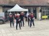 Place de la Halle à Beaune, danses et musique pour la Fête de l'été