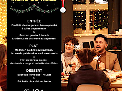 Noël au Casino JOA de Santenay : quid du menu du 24 et 25 décembre ?