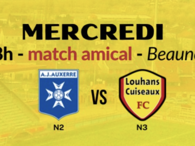 AS Beaune - Alexandra Collin aux commandes de l'arbitrage du match amical Louhans-Cuiseaux - Auxerre B (N2) ce mercredi à 18 h