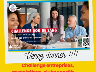 Beaune lance son premier challenge inter-entreprises pour le don de sang