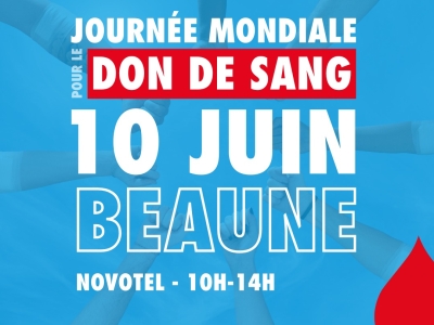 Beaune mobilisée pour la Journée Mondiale des Donneurs de Sang le 10 juin