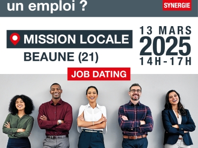 Beaune - Job Dating le jeudi 13 mars : une opportunité à saisir avec l’agence Synergie