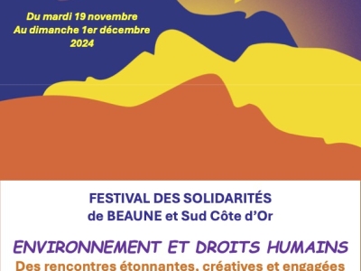 Festival des Solidarités 2024 – Le programme riche de cette semaine pour réfléchir, échanger et agir sur l’environnement et les droits humains 