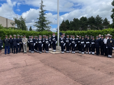 Beaune - Remise d'insignes aux 29 élèves de la 7e promotion de la préparation militaire marine Gaspard Monge