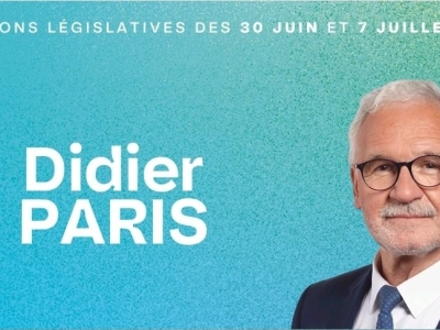 Législatives 2024 - Didier Paris appelle à un Rassemblement Républicain ce mercredi soir à Beaune