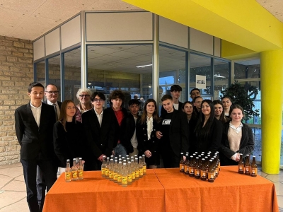 Beaune - Créativité en bouteille : les élèves du lycée Etienne-Jules Marey brasse leur succès