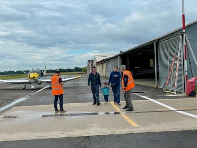 Aérodrome Beaune-Challanges - Envolées réussies lors des portes ouvertes de l'aéro-club Beaunois