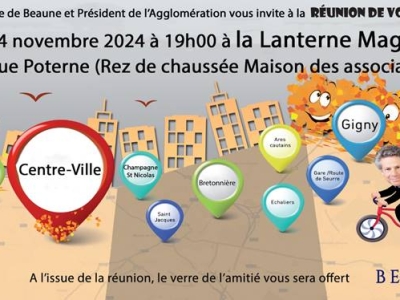 Beaune - Réunion du quartier centre-ville le lundi 4 novembre