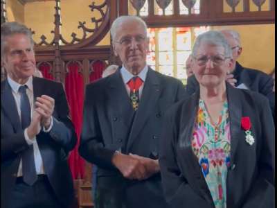 Beaune - Un moment d'émotion à l'Hôtel Dieu : remise des insignes de Chevalier de la Légion d’Honneur à Sœur Louise Duchini