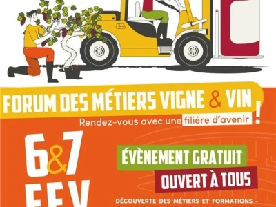 Beaune - 2e édition du Forum des Métiers Vigne & Vin : rendez-vous avec une filière d'avenir les 6 et 7 février !