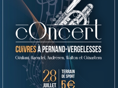 Concert de cuivres à Pernand-Vergelesses le vendredi 28 juillet