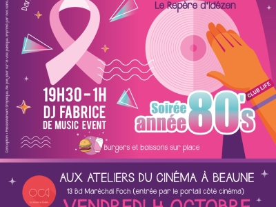 Beaune – Octobre rose : soirée caritative « Dansons contre le cancer » ce vendredi 4 octobre