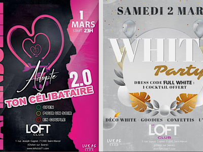 ADOPTE TON CÉLIBATAIRE 2.0 : premier week-end de mars au Loft Club