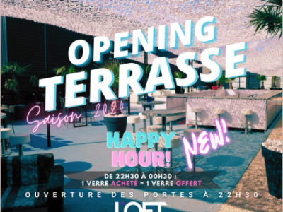 Danser sous les étoiles ? Ce week-end, le LOFT CLUB ouvre sa terrasse !