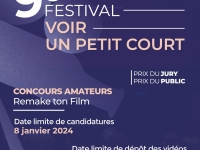 Nuits-Saint-Georges - Top départ pour la 9e édition du Festival « Voir un Petit Court » qui aura lieu le 4 mai 2024 au cinéma Nuiton 