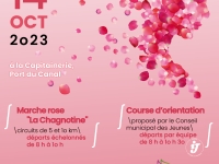 Chagny -Samedi 14 octobre de 8 h à 10 h : marche rose « La Chagnotine » et course d’orientation dans le cadre d’Octobre rose