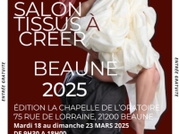 Beaune accueille le Salon Tissus à Créer : matières d’exception et savoir-faire au programme du mardi 18 au dimanche 23 mars