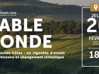 Beaune – Table ronde sur « Les Hautes-Côtes : un vignoble d’avenir entre histoire et changement climatique », le jeudi 20 février à 18 h à la Cité