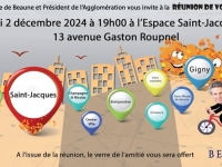 Beaune - Réunion du quartier Saint-Jacques le lundi 2 décembre