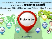 Beaune - Réunion du quartier Bretonnière le lundi 16 septembre 