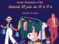 Beaune - Opération de déstockage du Secours Populaire Français le samedi 29 juin