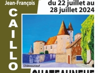 Jean-François Caillot expose à la galerie « Les amis de Châteauneuf »