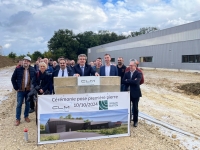 Chevigny-Saint-Sauveur - CLM Industrie pose la première pierre de son extension