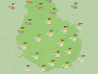 Météo en Côte d’Or – Samedi pluvieux, dimanche plus lumineux 