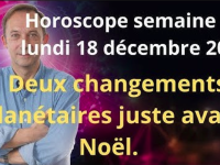 Horoscope de la semaine du lundi 18 décembre par Jean-Yves Espié