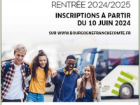 Ouverture des inscriptions aux transports scolaires en Bourgogne - Franche-Comté à partir du 10 juin