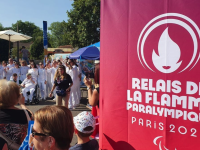 PHOTOS - Châtillon-sur-Seine accueille la flamme paralympique pour la Côte-d'Or