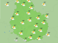 Météo en Côte-d’Or – Un week-end entre éclaircies et averses