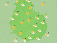 Météo en Côte-d’Or – Préparez manteaux et écharpes, surtout pour les matinées frisquettes  de ce week-end !