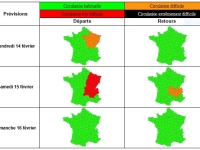 Prévisions de trafic du week-end : Samedi 15 février, journée la plus chargée  