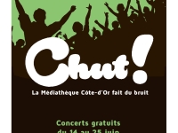 Le festival CHUT ! est de retour : la scène musicale locale mise à l’honneur  dans les bibliothèques de Côte-d’Or !   