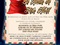 Beaune - Une boîte aux lettres pour écrire au Père Noël installée place de la Halle