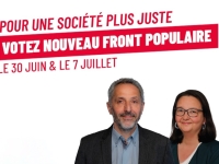 Elections législatives - "Le vote utile pour une société plus juste" les 30 juin et 7 juillet c'est Jérôme Flache, candidat de la 5e circonscription de Côte-d'Or 