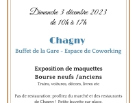 Chagny - Marché de Noël ferroviaire à l’ancien buffet de la gare le dimanche 3 décembre