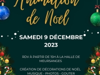 Meursanges - Animation de Noël de l’ALM le samedi 9 décembre