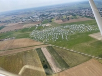 Nuits-Saint-Georges - L'aérodrome est une nouvelle fois envahi par les caravanes des gens du voyage