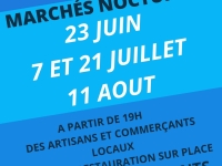 Dernier marché nocturne de Nolay le vendredi 11 août