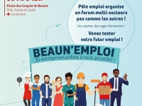 Beaune - Venez participer au premier forum Beaun'Emploi le mardi 10 octobre de 9 h à 13 h au Palais des Congrès 