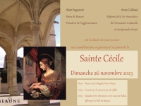 Beaune- Concerts et défilé pour célébrer Sainte Cécile dimanche 26 novembre 