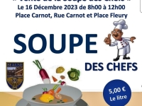 Beaune - Vente de la « Soupe des Chefs » par le Lions Club au profit de la maladie d'Alzheimer ce samedi 16 décembre 