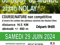 Nolay - Trail du Bout du Monde : Découvrez les sentiers des Hautes Côtes avec la 1re édition le samedi 29 juin