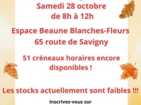 ADSB de Beaune - Nouvelle collecte de sang ce samedi 28 octobre 