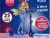 Chevigny lance une campagne sur le bon usage des trottinettes