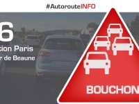 Gros bouchon sur l'A6 entre Chalon et Beaune 