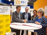 La Région Bourgogne-Franche-Comté et EDF renouvellent leur convention-cadre de partenariat au service d’un territoire décarboné.